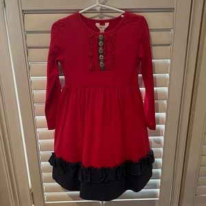 Matilda Jane Red dress. Sz 4t. EUC